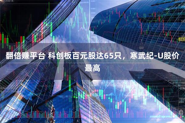 翻倍赚平台 科创板百元股达65只，寒武纪-U股价最高