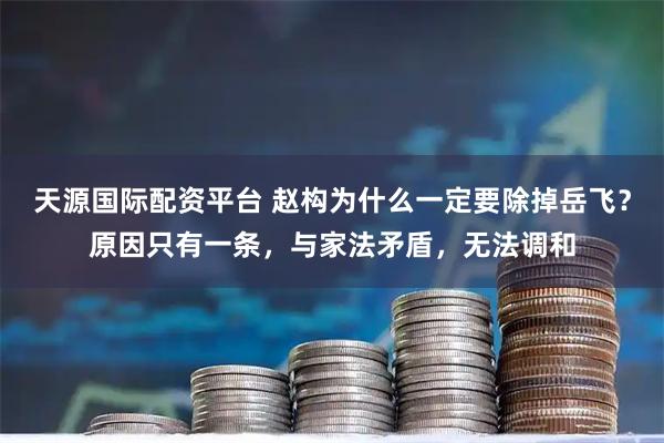 天源国际配资平台 赵构为什么一定要除掉岳飞？原因只有一条，与家法矛盾，无法调和